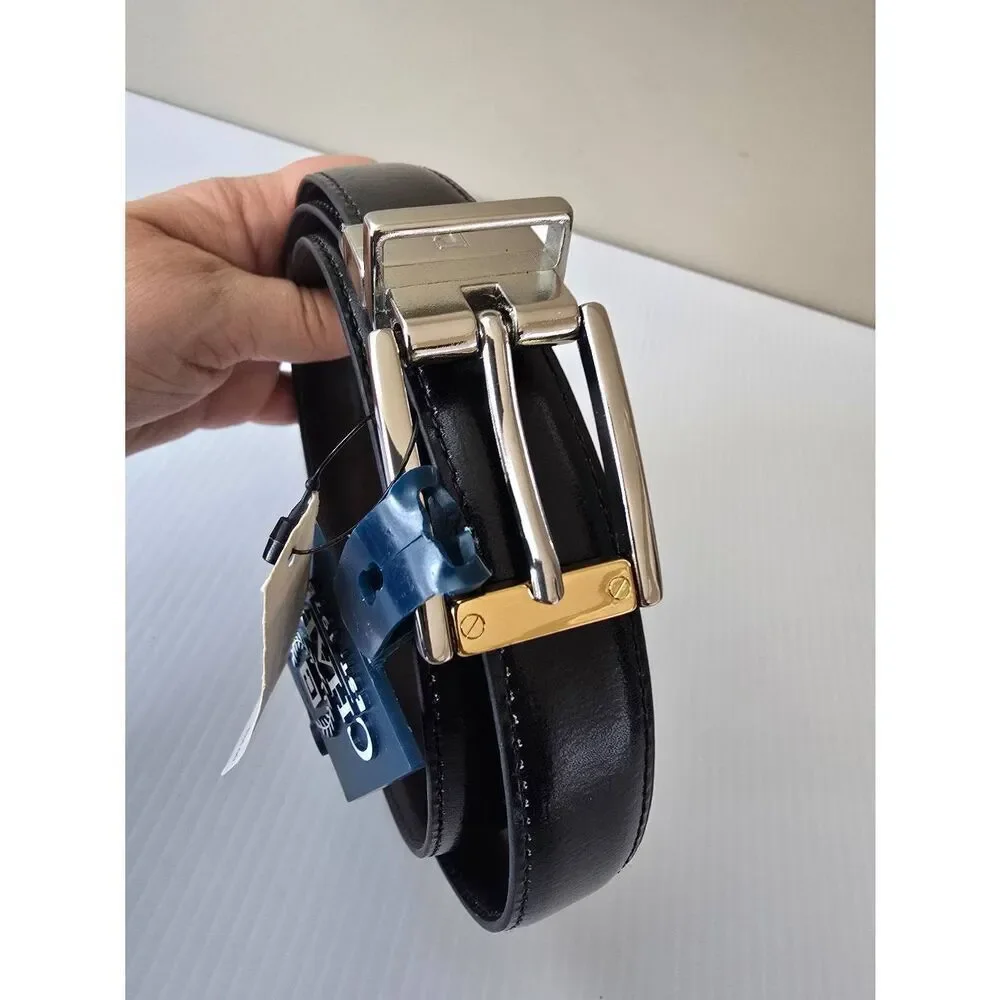 Chaps Men's Belt Reversible Sz M